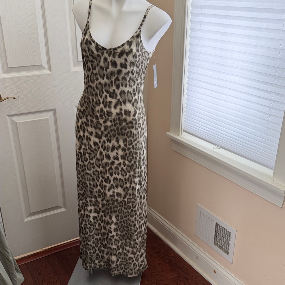 INC International Concepts Leopard Print Maxi Dress